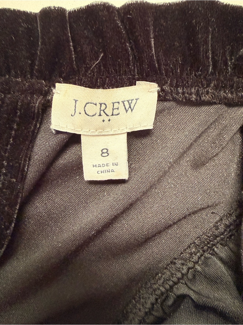 NWOT J. Crew Black Velvet Ruffle Midi Dress - Picture 11 of 14